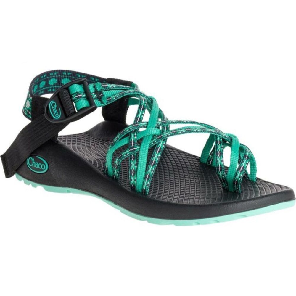 Chaco Women's‎ ZX/3 Classic Strappy Sandals Multicolor Aqua Casual
